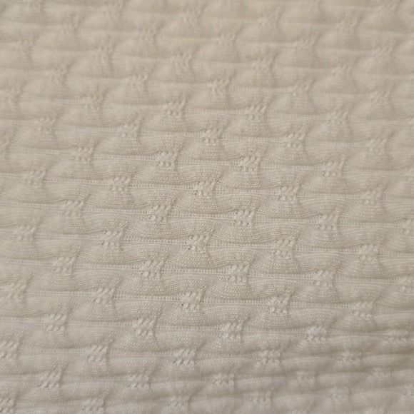 AK America Knit White Short Sleeve Top 14/16 - Picture 2 of 5